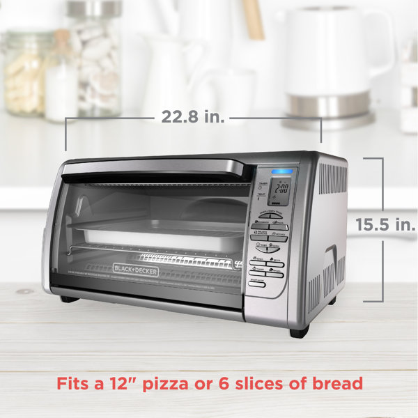 Black Decker Digital Touchpad Toaster Oven Reviews Wayfair